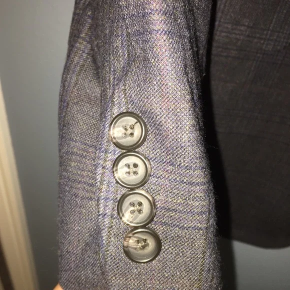 Lauren Ralph Lauren Charcoal Plaid Blazer,…